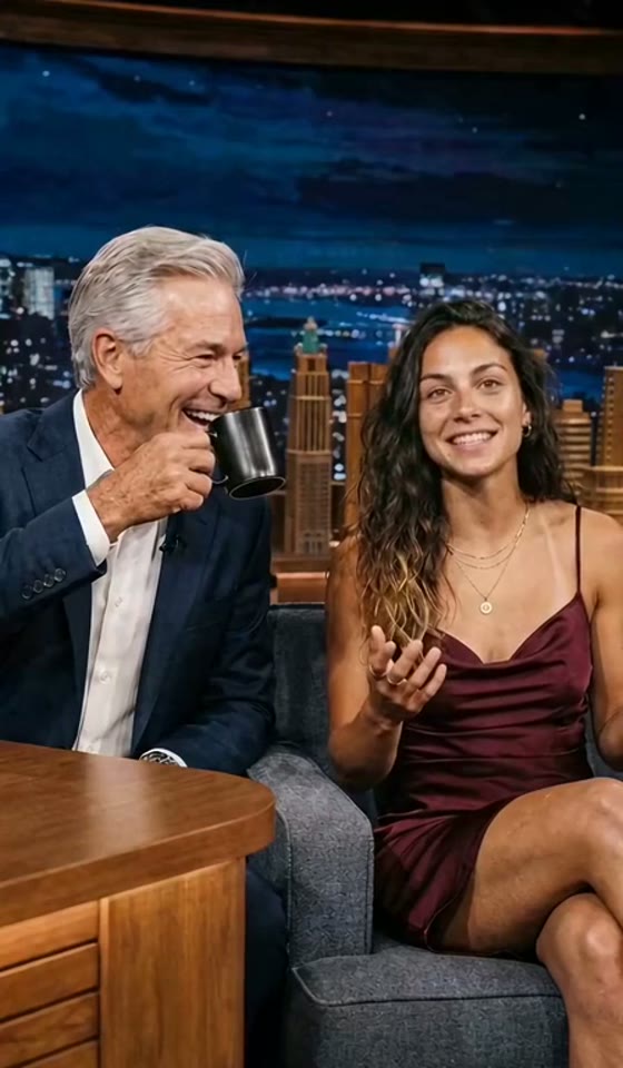 Cami on a late-night couch